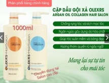 Combo dầu gội dầu xả Olexrs Argan Oil Collagen 1000ml dành cho các salon cao cấp